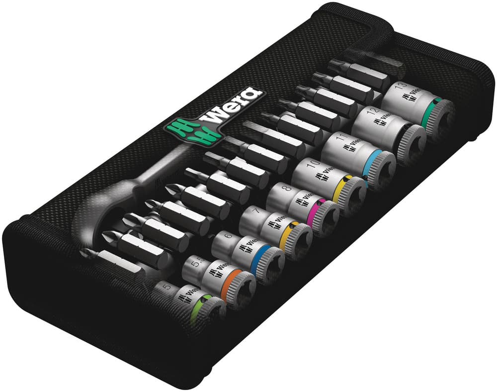 Wera 8100 SA 7 Zyklop set gedora, 1/4", metrički, 28 komada, 05004017001 - slika 9