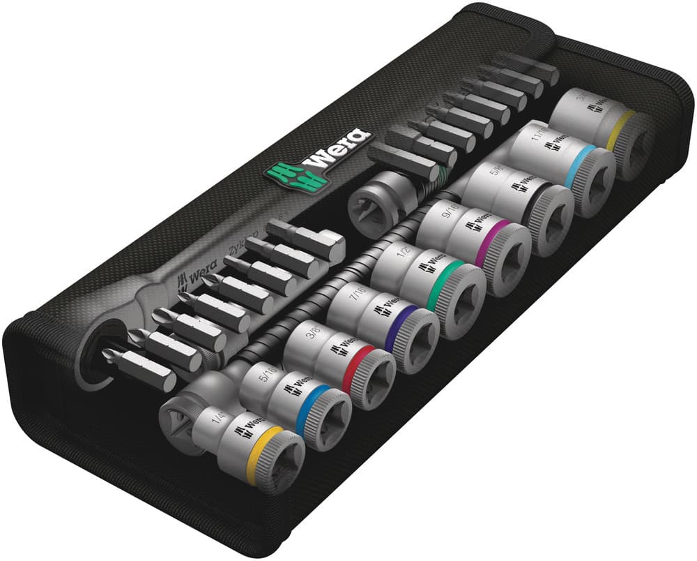 Wera 8100 11 Zyklop set gedora, 3/8", Imperial, 29 komada, 05004051001 - slika 9