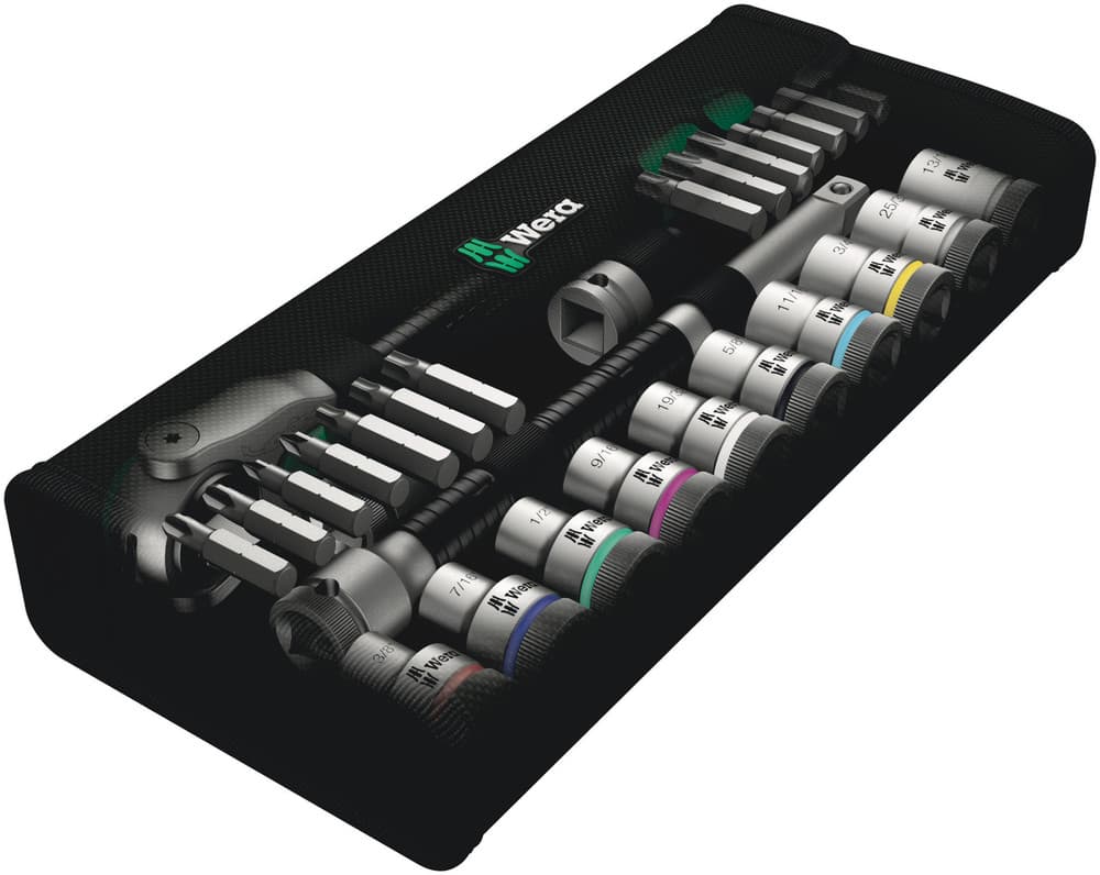 Wera 8100 SC 9 Zyklop set gedora, 1/2", Imperial, 28 komada, 05004079001 - slika 9