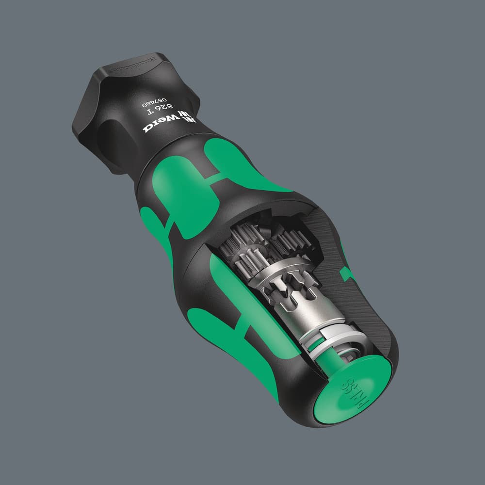 Wera 826 T Kraftform Turbo Odvijač sa držačem za bitove Rapidaptor, 1/4" x 146 mm, 05057480001 - slika 8