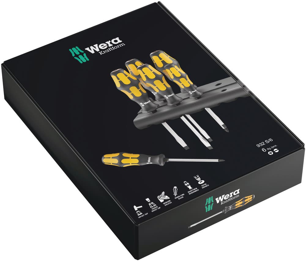 Wera 932 S / 6 Set odvijača Kraftform, 6 komada, 05018283001 - slika 10