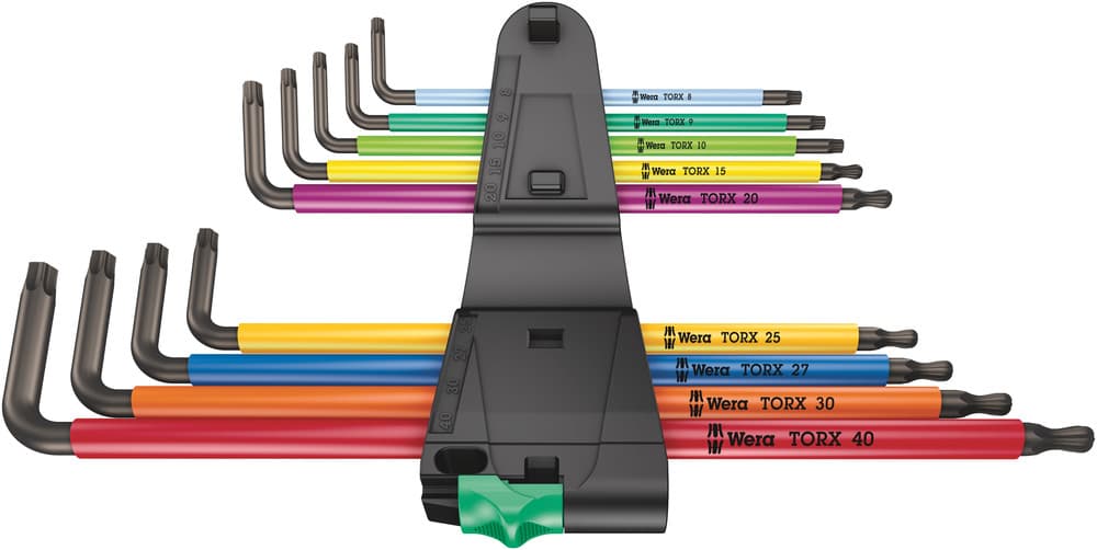 Wera 967/9 TX XL Multicolour 1 set imbus ključeva TORX®, dugi, 9 komada, 05024480001 - slika 7