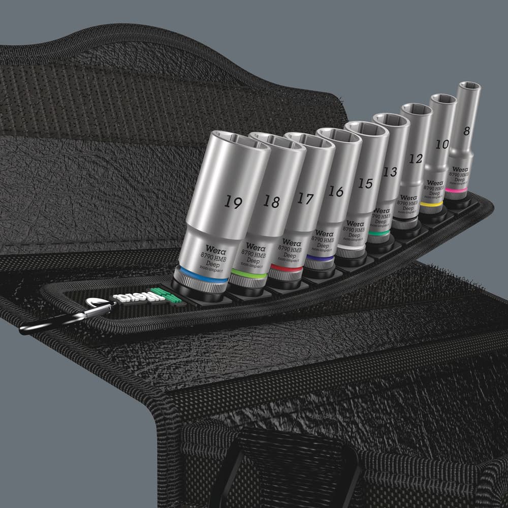 Wera Pojas sa setom dubokih nasadnih ključeva, 3/8", 9 komada, 05004545001 - slika 9