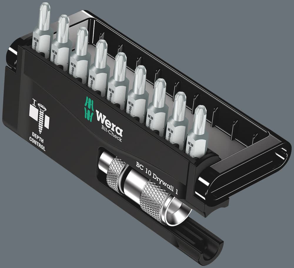 Wera Bit-Check 10 set bitova za gips, 10 komada, 05136011001 - slika 5
