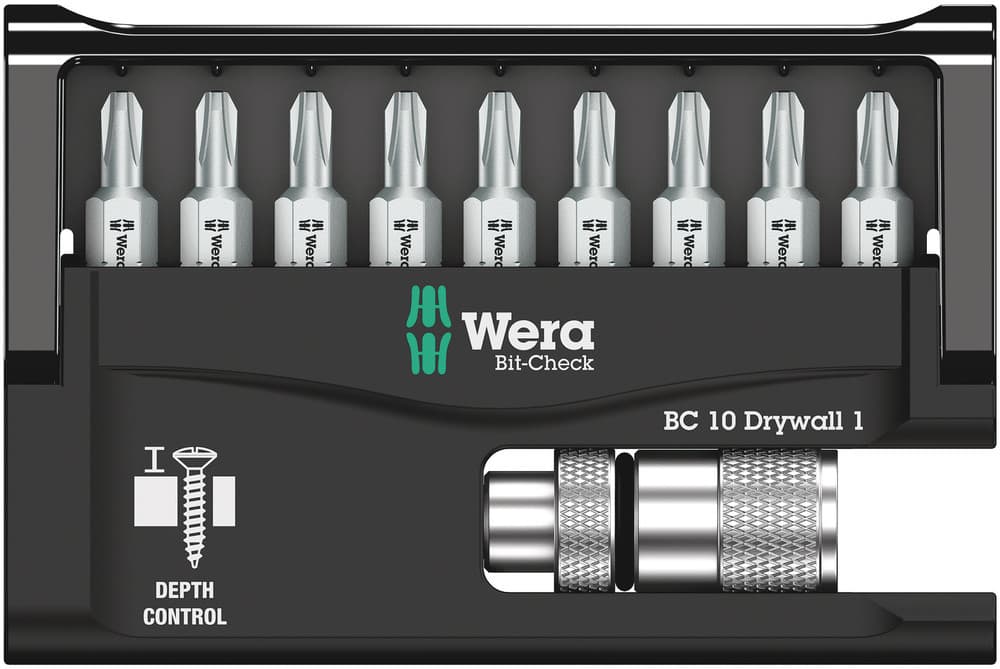 Wera Bit-Check 10 set bitova za gips, 10 komada, 05136011001 - slika 4
