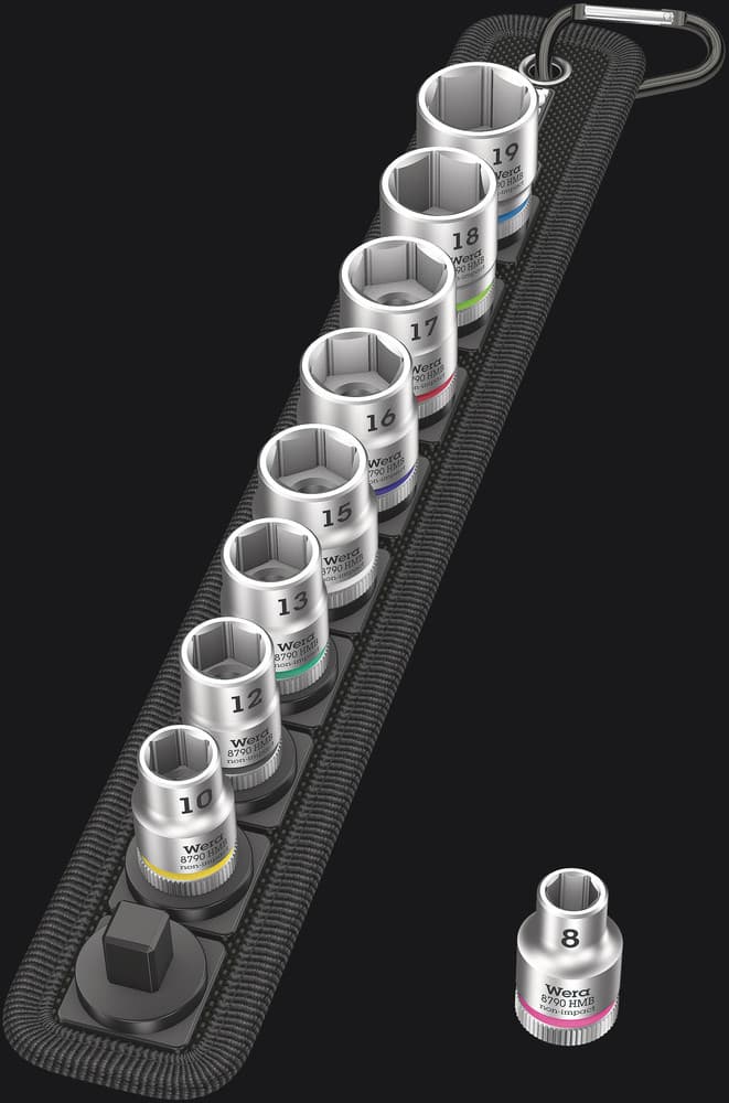 Wera Pojas B 4 Zyklop sa setom gedora, 3/8", 9 komada, 05003973001 - slika 6