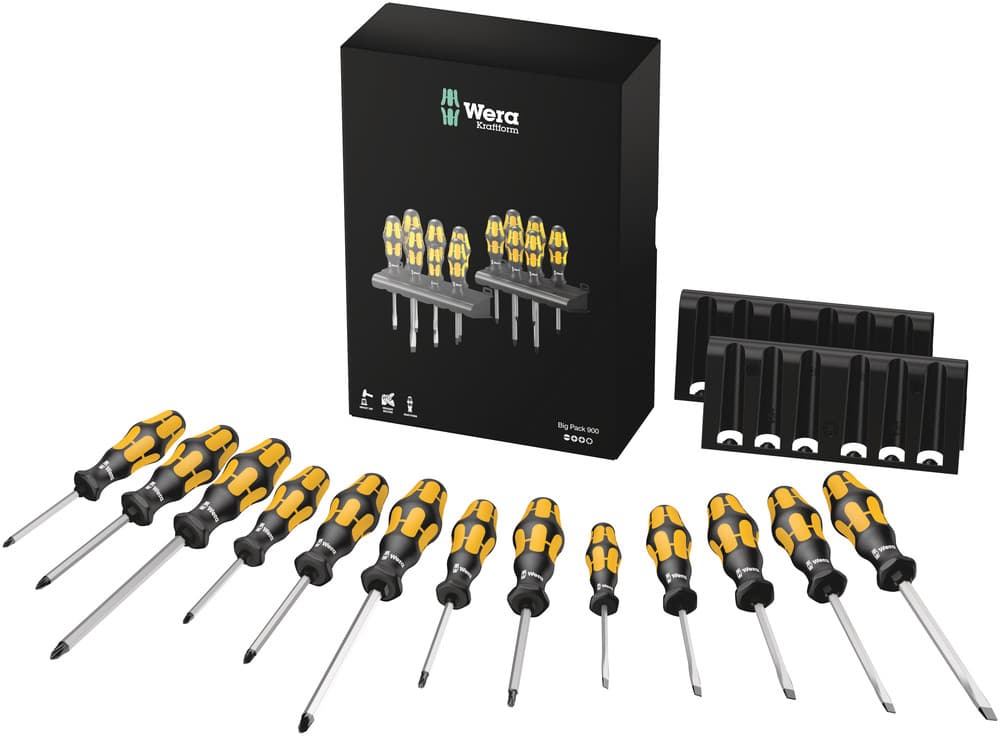 Wera Big Pack 900 Set odvijača Kraftform, 13 komada, 05133285001 - slika 10