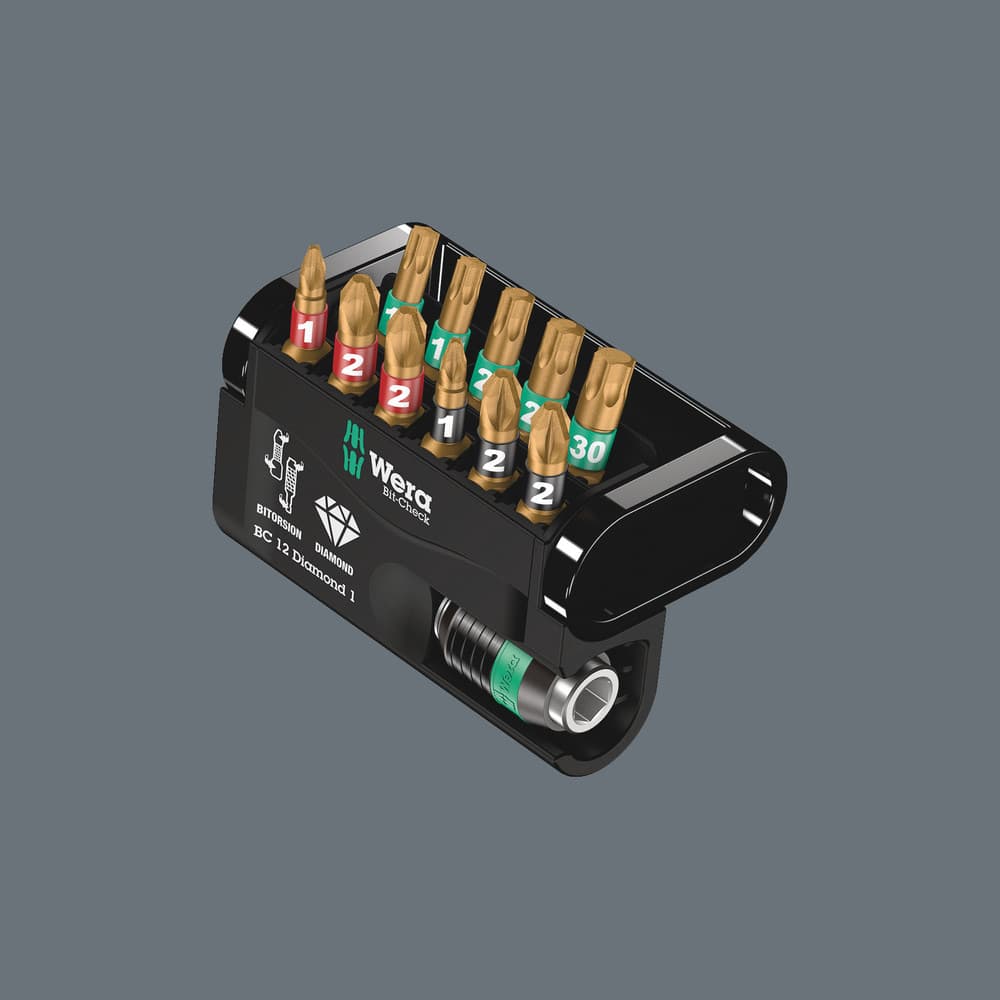 Wera Bit-Check 12 Diamond 1 set bitova, 12 komada, 05057421001 - slika 10