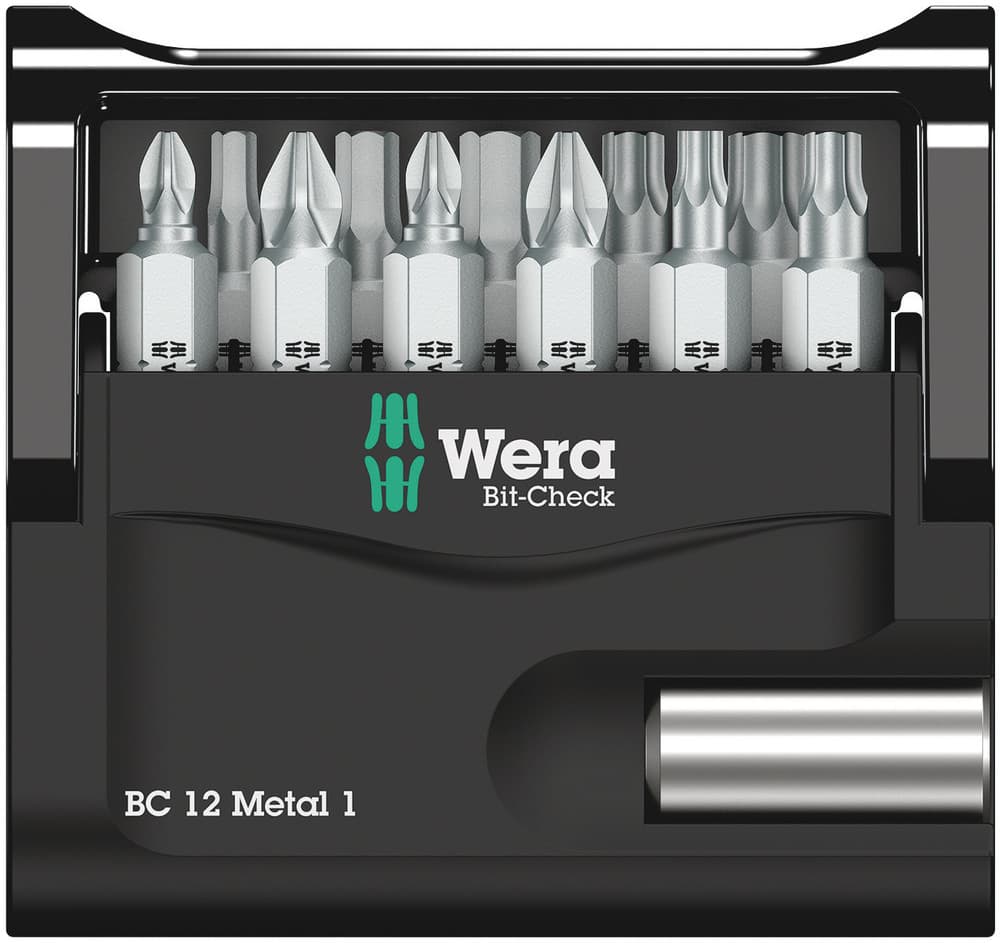 Wera Bit-Check 12 Metal 1 set bitova, 12 komada, 05057424001 - slika 4