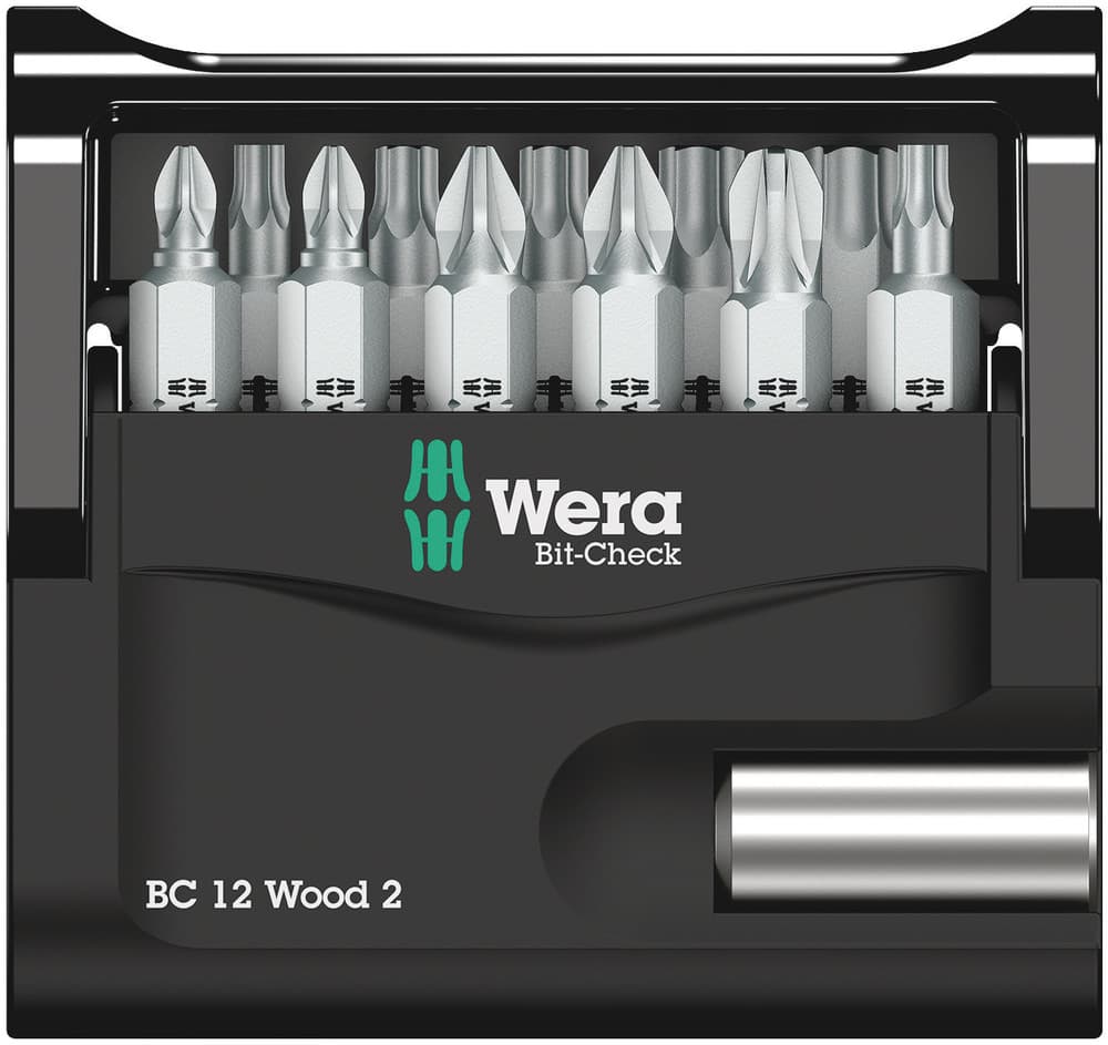 Wera Bit-Check 12 Wood 2 set bitova, 12 komada, 05057422001 - slika 4