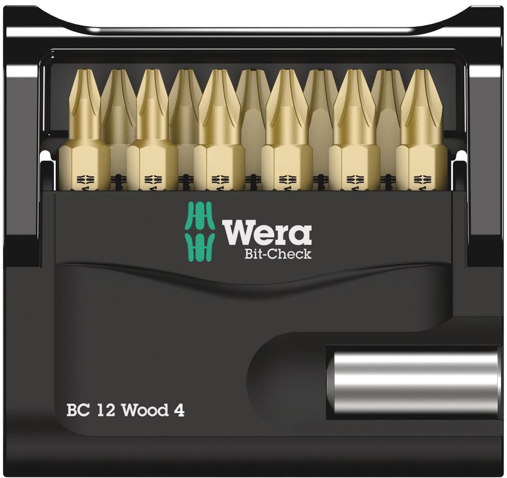 Wera Bit-Check 12 Wood 4 set bitova, 12 komada, 05057427001 - slika 5