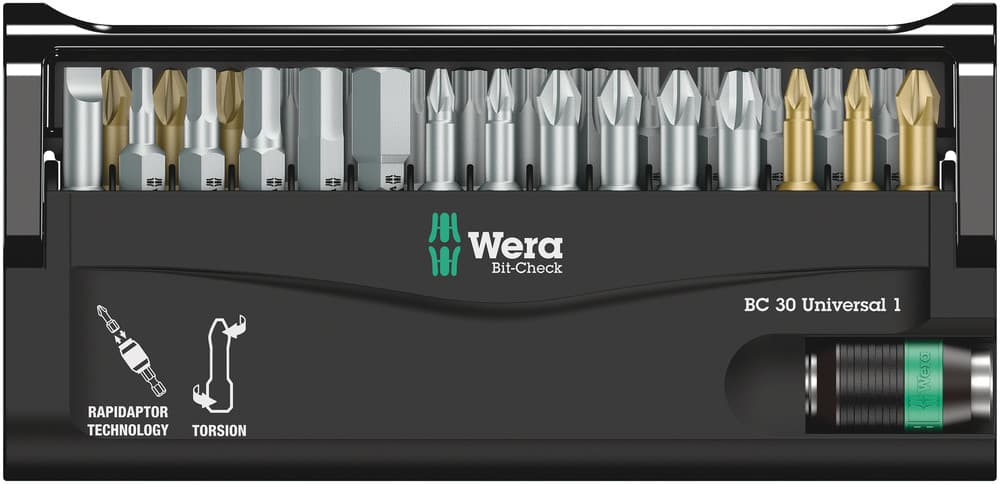 Wera Bit-Check 30 Universal set bitova, 30 komada, 05056440001 - slika 8