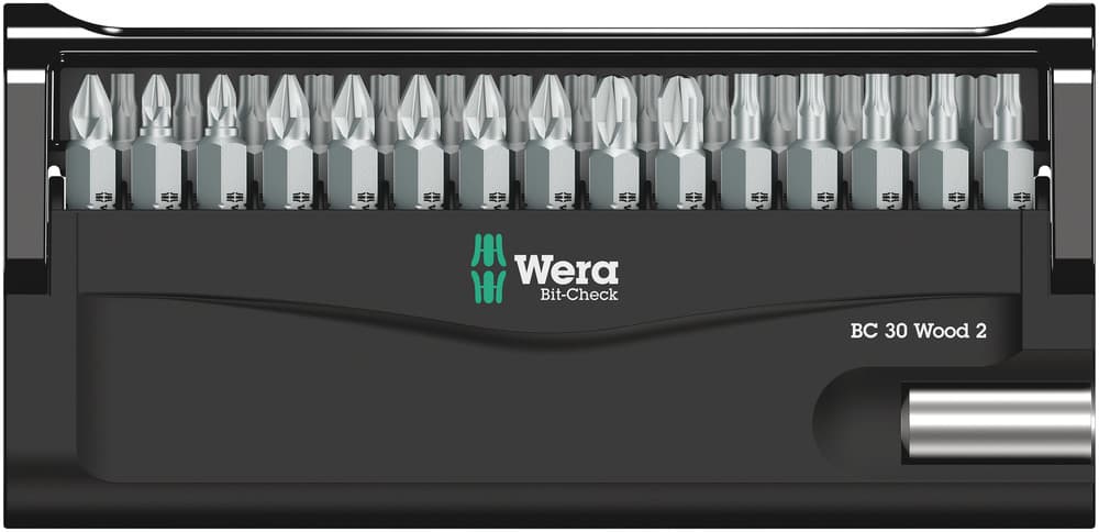 Wera Bit-Check 30 Wood 2 set bitova, 30 komada, 05057432001 - slika 4