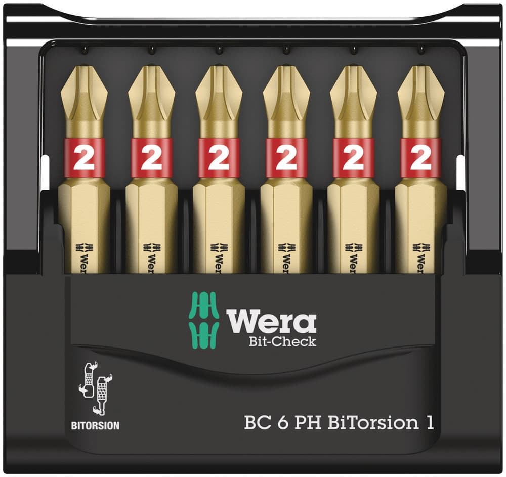 Wera Bit-Check 6 PH set bitova, 6 komada, 05056477001 - slika 4
