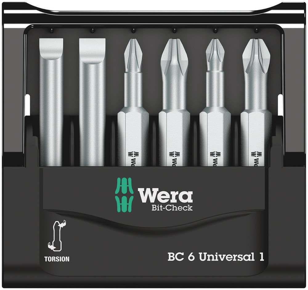 Wera Bit-Check 6 Universal set bitova, 6 komada, 05056474001 - slika 4