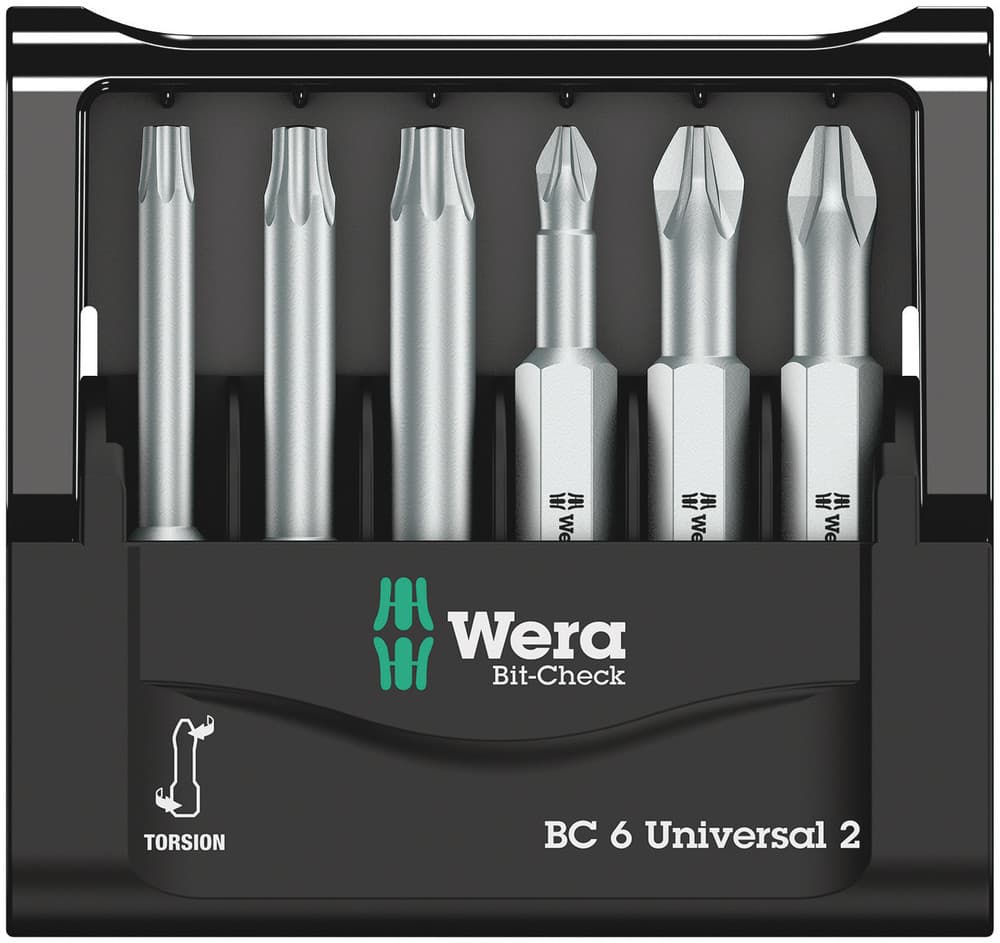 Wera Bit-Check 6 Universal set bitova, 6 komada, 05056473001 - slika 4