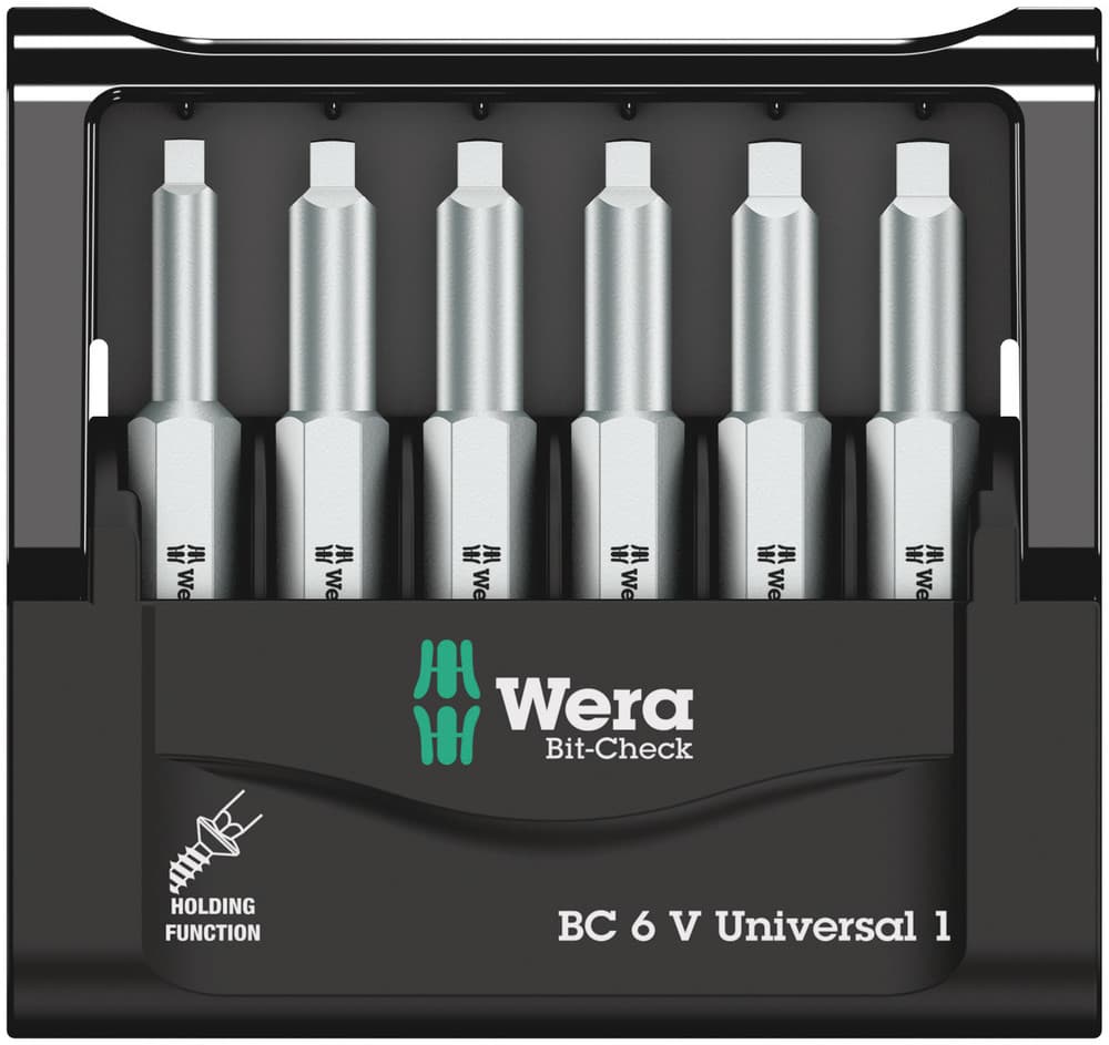 Wera Bit-Check 6 V Universal set bitova, 6 komada, 05056478001 - slika 4