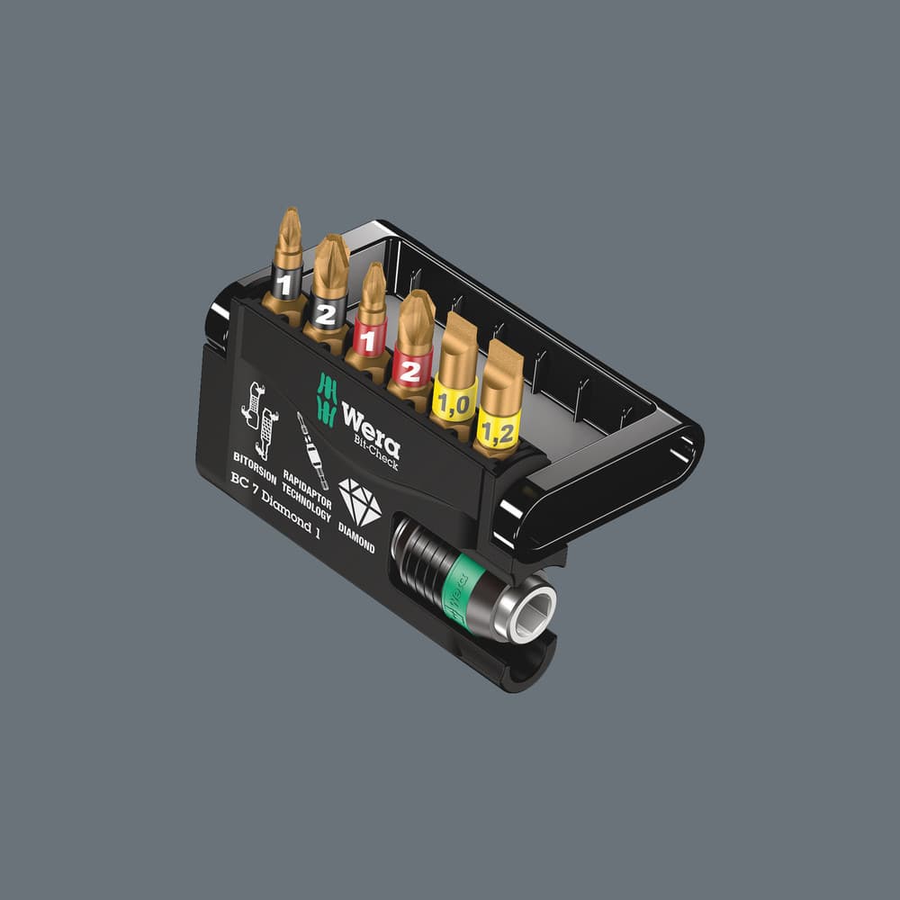 Wera Bit-Check 7 Diamond 1 set bitova, 7 komada, 05057416001 - slika 10
