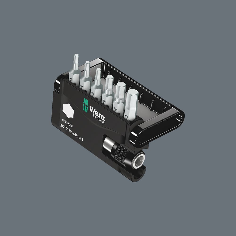 Wera Bit-Check 7 Hex-Plus set bitova, 7 komada, 05056168001 - slika 6