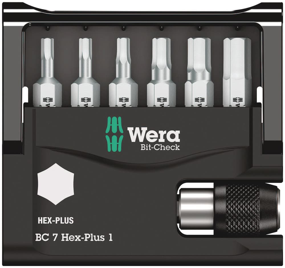 Wera Bit-Check 7 Hex-Plus set bitova, 7 komada, 05056168001 - slika 5