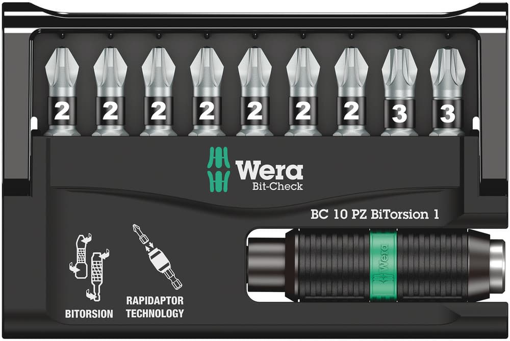 Wera BIT-Check 10 PZ set bitova, 10 komada, 05056368001 - slika 8