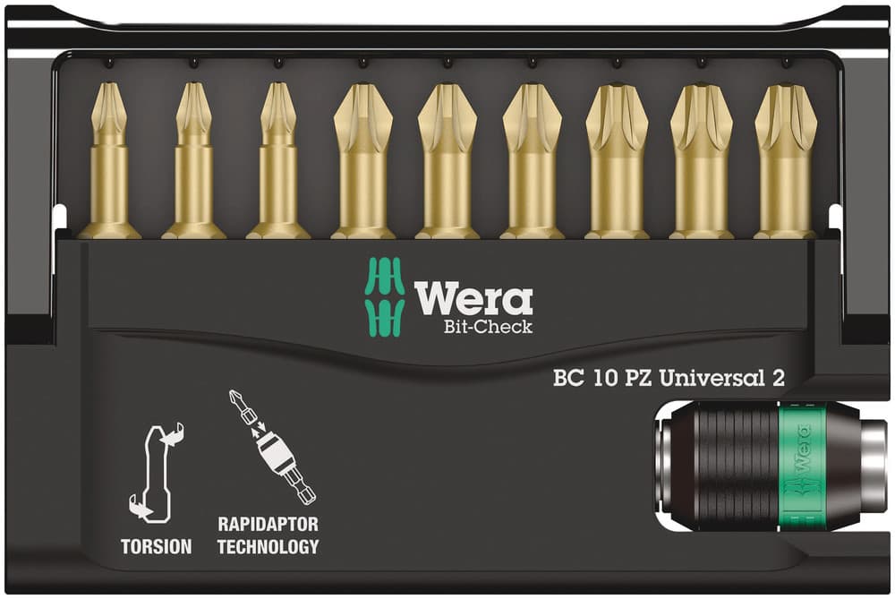 Wera Bit-Check 10 PZ set bitova, 10 komada, 05056376001 - slika 9