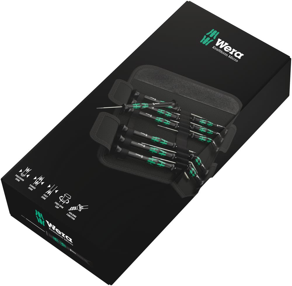 Wera Kraftform Micro 12 Universal 1 set odvijača za elektroničare, 12 komada, 05073675001 - slika 10