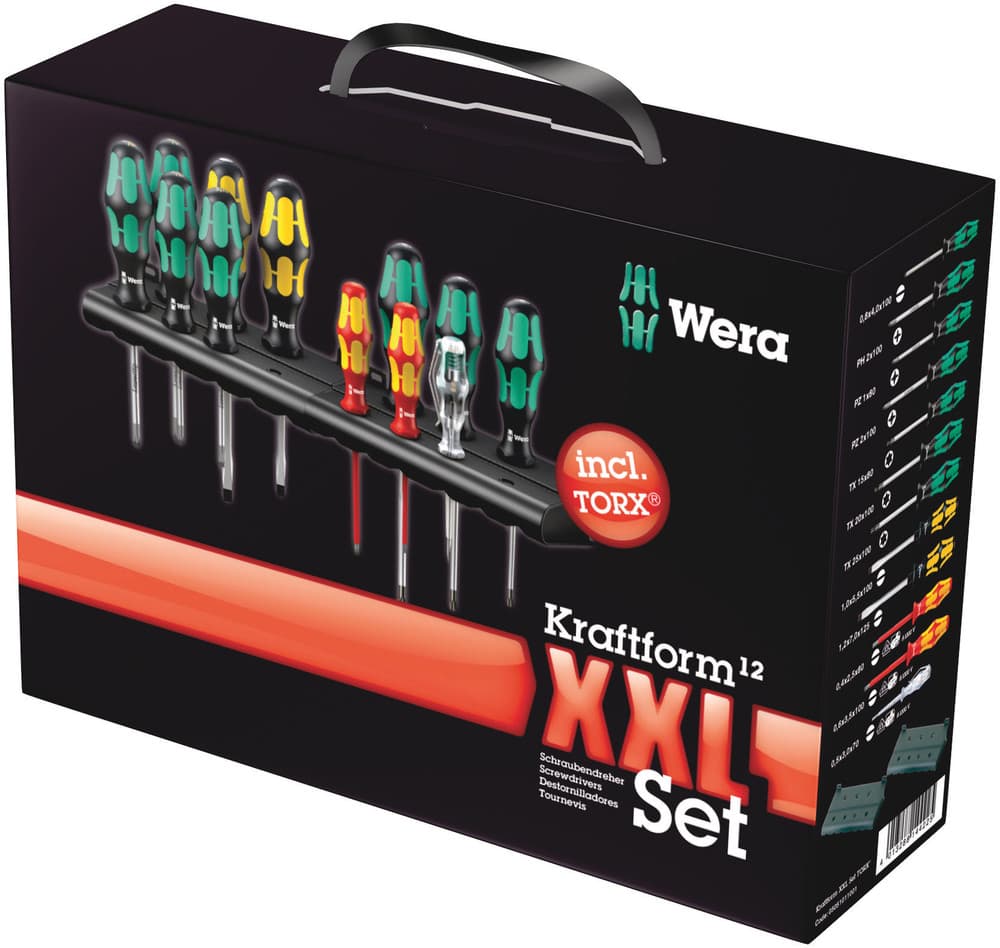 Wera Kraftform XXL 2 set odvijača, 12 komada, 05051011001 - slika 10