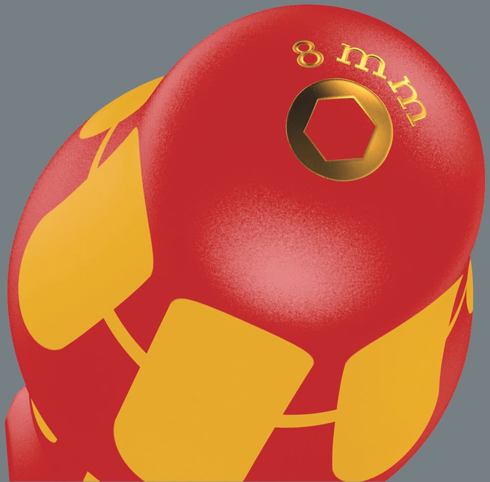 Wera 190 i VDE izolovani nasadni odvijač, 6 x 125 mm, 05005305001 - slika 9