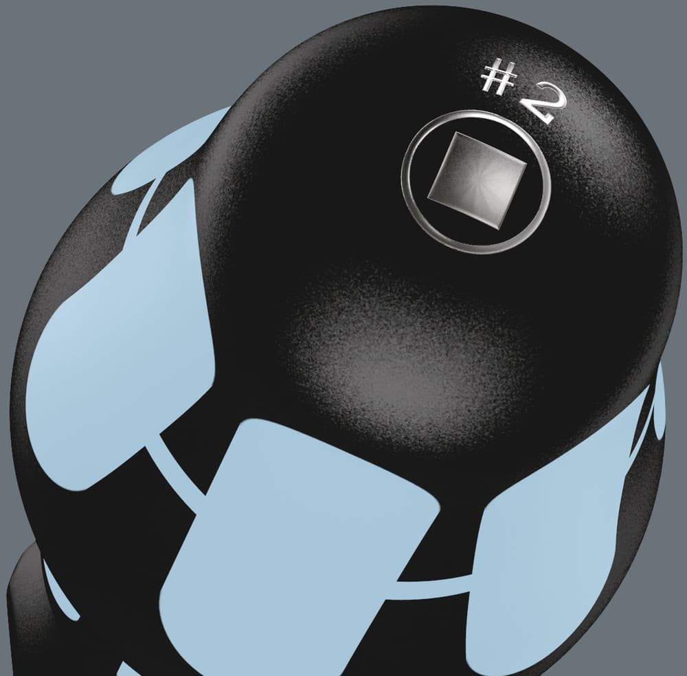 Wera 3368 kvadratni odvijač, nerđajući, # 2 x 100 mm, 05032071002 - slika 8