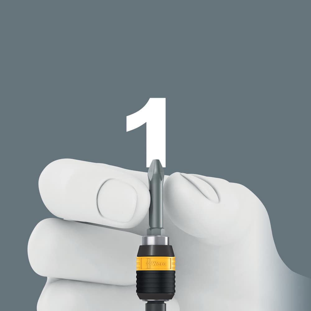 Wera 813 R ESD Odvijač sa držačem za bitove, 1/4 x 90 mm, 05051273001 - slika 8