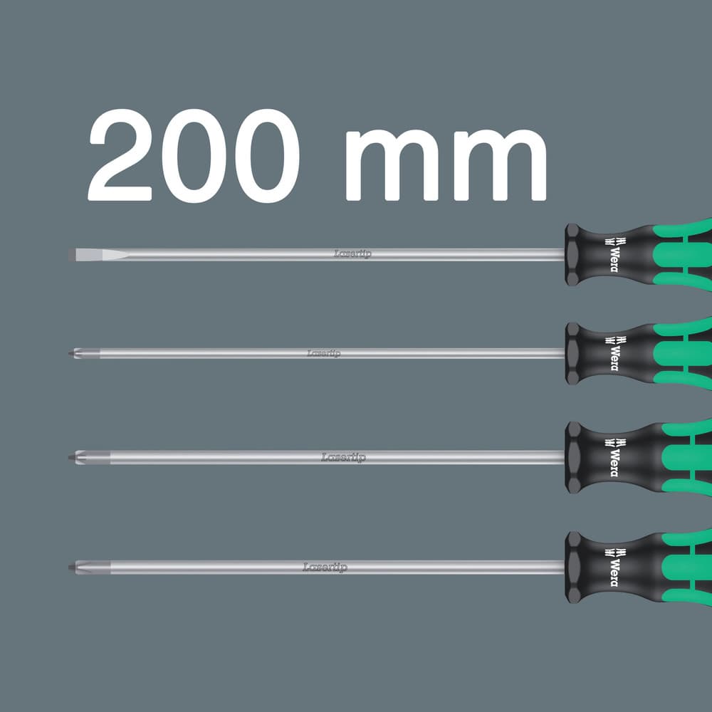 Wera Set šrafcigera Kraftform Plus Lasertip, 300 mm, 4 komada, 05347736002 - slika 8