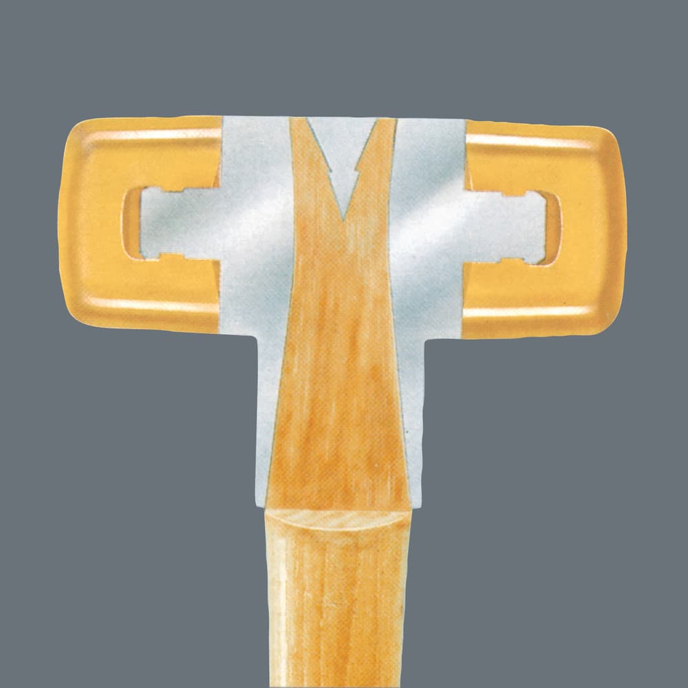 Wera 102 Meki čekić sa uretanskom glavom, # 3 x 33 mm, 05000515001 - slika 6