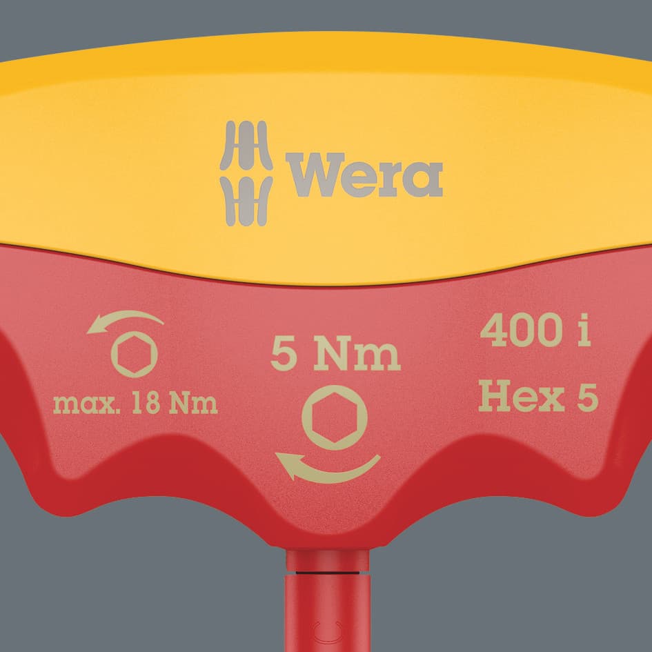 Wera 400 i VDE Hex izolovan indikator obrtnog momenta, 4 x 5,0 nm, 05004980001 - slika 9