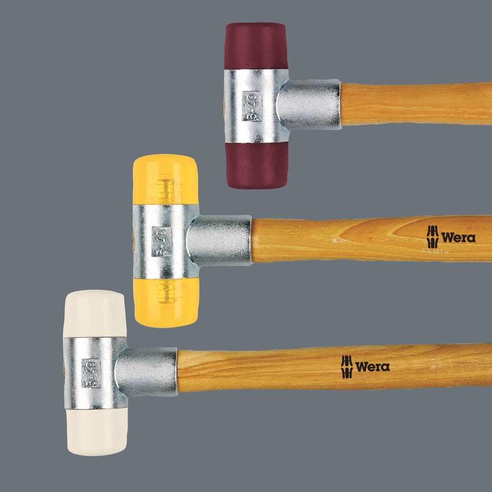 Wera 102 Meki čekić sa uretanskom glavom, # 3 x 33 mm, 05000515001 - slika 3