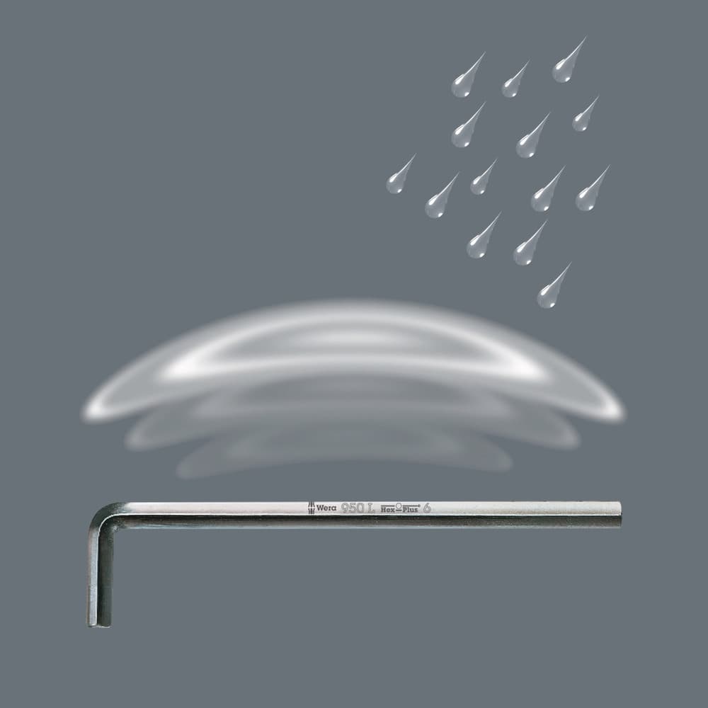 Wera 950 Imbus ključ, metrički, hromirani, 3 x 126 mm, 05021615001 - slika 5