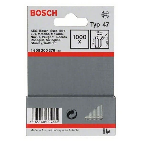 Ekser tip 47 Bosch 1609200376, 1,8 x 1,27 x 16 mm - slika 2