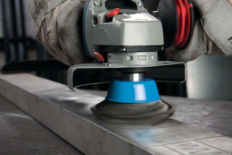 Pletena obodna četka 90, čelična Bosch 1608614001, 90 mm, 0,5 mm, M14 - slika 7