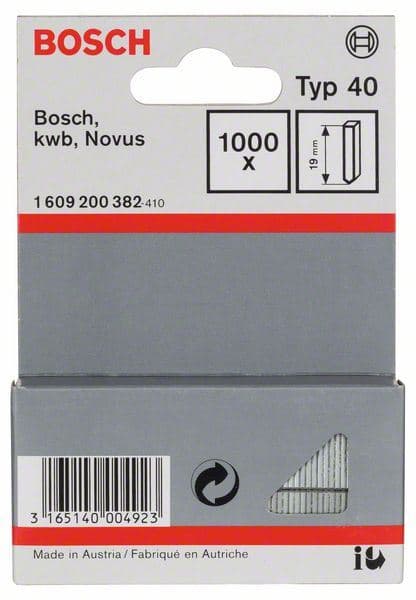 Čivija tip 40 Bosch 1609200382, 19 mm - slika 2