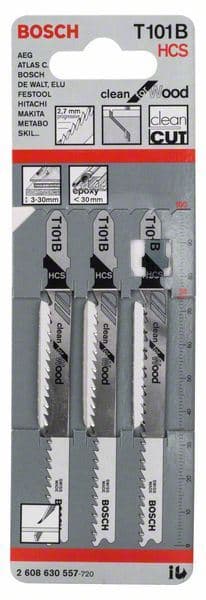 List ubodne testere T 101 B Bosch 2608630557, Clean za Drvo - slika 2