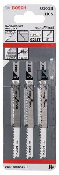 List ubodne testere U 101 B Bosch 2608630565, Clean za Drvo - slika 2