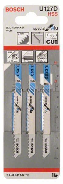 List ubodne testere U 127 D Bosch 2608631512, Special za Alu - slika 2