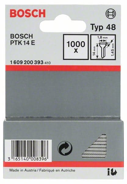 Ekser tip 48 Bosch 1609200393, 1,8 x 1,45 x 14 mm - slika 3