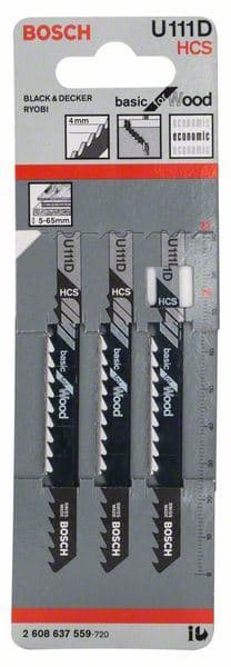 List ubodne testere U 111 D Bosch 2608637559, Basic za Drvo - slika 2