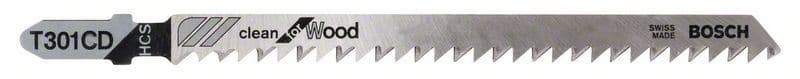 List ubodne testere T 301 CD Bosch 2608637591, Clean za Drvo