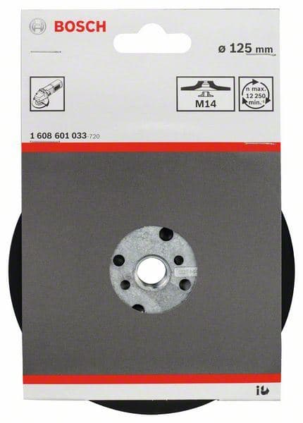 Potporni tanjir Standard M14 125 mm Bosch 1608601033, 125 mm, 12.500 min-1