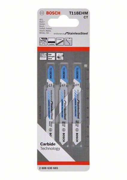 List ubodne testere T 118 EHM Bosch 2608630665, Special za Inox - slika 2