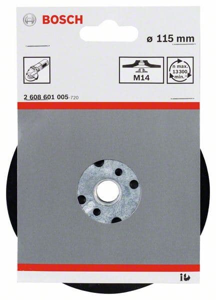 Potporni tanjir Standard M14 115 mm Bosch 2608601005, 115 mm, 13.300 min-1
