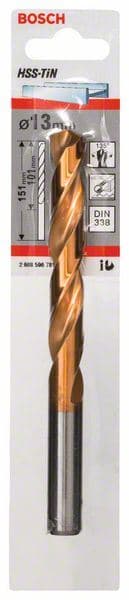 Burgija za metal HSS-TiN, DIN 338 Bosch 2608596781, 13 x 101 x 151 mm