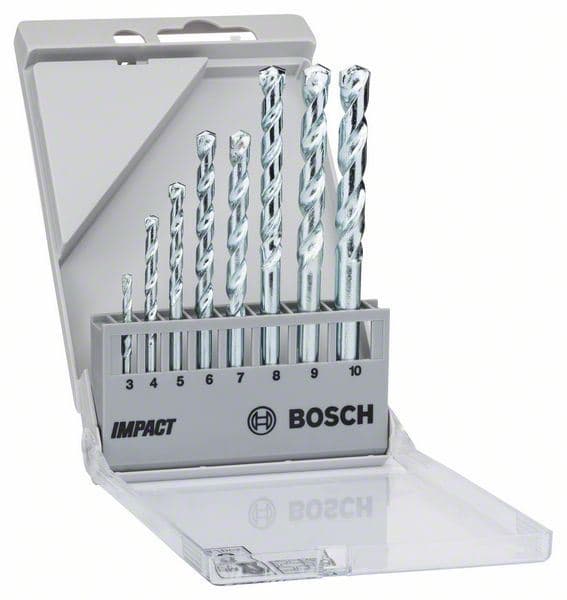 8-delni set burgija za kamen CYL-1 Bosch 2607018366, 3; 4; 5; 6; 7; 8; 9; 10 mm - slika 2